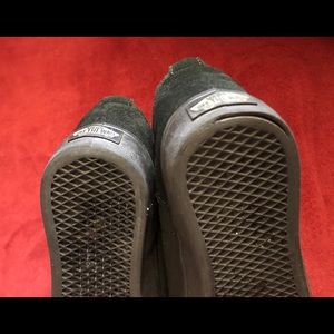 Vans suede high tops with wedge Women’s.